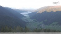 Archived image Webcam View towards village St. Magdalen in Valley Gsieser, South Tyrol 06:00