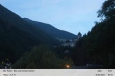 Archived image Webcam View towards castle Taufers in South Tyrol 22:00
