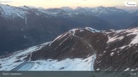 Archiv Foto Webcam Davos: Jakobshorn (Blick Brämabüel) 19:00