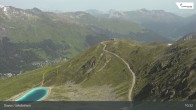 Archiv Foto Webcam Davos: Jakobshorn (Blick Brämabüel) 09:00