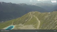Archiv Foto Webcam Davos: Jakobshorn (Blick Brämabüel) 13:00