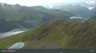 Archiv Foto Webcam Davos: Jakobshorn (Blick Brämabüel) 19:00