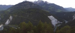 Archived image Webcam Laax - Rhine Canyon 19:00