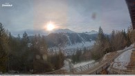 Archiv Foto Webcam Davos: Bergstation Schatzalp Bahn 07:00