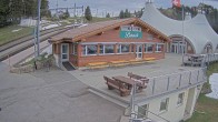 Archived image Webcam Rigi Ski Resort - Bahnhöfli restaurant 09:00