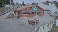 Archived image Webcam Rigi Ski Resort - Bahnhöfli restaurant 19:00