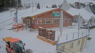 Archived image Webcam Rigi Ski Resort - Bahnhöfli restaurant 07:00