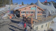 Archived image Webcam Rigi Ski Resort - Bahnhöfli restaurant 09:00