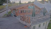 Archived image Webcam Rigi Ski Resort - Bahnhöfli restaurant 05:00