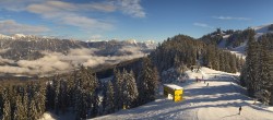 Archiv Foto Webcam Schladming Planai: Bergstation Lärchkogel 09:00