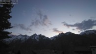 Archiv Foto Webcam Grächen - Süd-West: Weisshorn 19:00