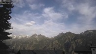 Archiv Foto Webcam Grächen - Süd-West: Weisshorn 05:00