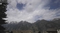 Archiv Foto Webcam Grächen - Süd-West: Weisshorn 09:00