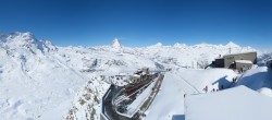 Archiv Foto Webcam Zermatt: Gornergrat Bergstation 09:00