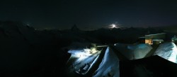 Archiv Foto Webcam Zermatt: Gornergrat Bergstation 23:00