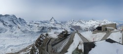 Archiv Foto Webcam Zermatt: Gornergrat Bergstation 11:00