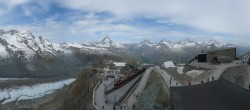 Archiv Foto Webcam Zermatt: Gornergrat Bergstation 09:00