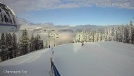 Archiv Foto Webcam Panorama Mountain: Mile 1 Express Lift 09:00