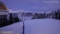 Archiv Foto Webcam Panorama Mountain: Mile 1 Express Lift 07:00