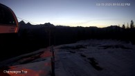 Archiv Foto Webcam Panorama Mountain: Mile 1 Express Lift 20:00
