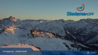 Archiv Foto Webcam Schoppernau - Diedamskopf 03:00