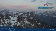 Archiv Foto Webcam Schoppernau - Diedamskopf 20:00