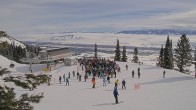 Archived image Webcam Thunder Quad Chair Jackson Hole Mountain Resort 09:00