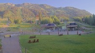Archived image Webcam Base Sweetwater Teewinot Jackson Hole 05:00