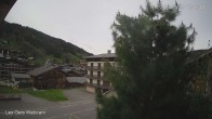 Archiv Foto Webcam Zentrum Les Gets - Blick zur Mont Chery Piste 17:00