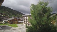 Archiv Foto Webcam Zentrum Les Gets - Blick zur Mont Chery Piste 15:00