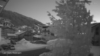 Archiv Foto Webcam Zentrum Les Gets - Blick zur Mont Chery Piste 07:00