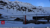 Archived image Webcam Snowcam: Arlberghaus Zürs 19:00