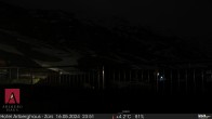 Archived image Webcam Snowcam: Arlberghaus Zürs 23:00