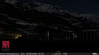 Archived image Webcam Snowcam: Arlberghaus Zürs 20:00