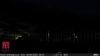Archived image Webcam Snowcam: Arlberghaus Zürs 22:00