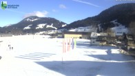 Archiv Foto Webcam Hittisau Einstieg Loipe 13:00