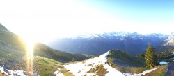 Archiv Foto Webcam Panorama: Braunwald Gumen 05:00