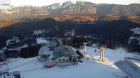 Archived image Webcam Semmering: View Trails Hirschenkogel 07:00