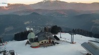 Archiv Foto Webcam Semmering Hirschenkogel: Bergstation 06:00