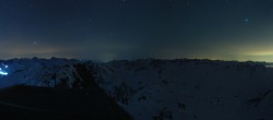 Archiv Foto Webcam Andermatt Sedrun Gemsstock Panoramacam 23:00