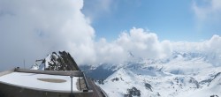 Archiv Foto Webcam Andermatt Sedrun Gemsstock Panoramacam 09:00