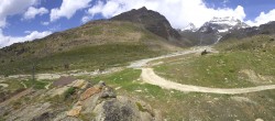 Archiv Foto Webcam Saas-Grund Hohsaas Mittelstation Kreuzboden 13:00