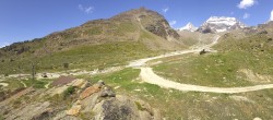 Archived image Webcam Saas-Grund Hohsaas Kreuzboden Gondola Mid-Station 13:00