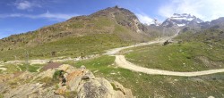 Archiv Foto Webcam Saas-Grund Hohsaas Mittelstation Kreuzboden 09:00