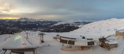 Archived image Webcam Crap Sogn Gion Terrain Park Laax 06:00