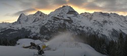 Archived image Webcam Roundshot Allmendhubel Schilthorn 07:00