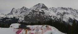 Archiv Foto Webcam Schilthorn Allmendhubel Panoramablick 13:00