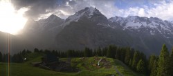 Archiv Foto Webcam Schilthorn Allmendhubel Panoramablick 06:00