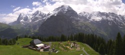 Archiv Foto Webcam Schilthorn Allmendhubel Panoramablick 11:00