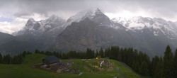Archived image Webcam Roundshot Allmendhubel Schilthorn 13:00
